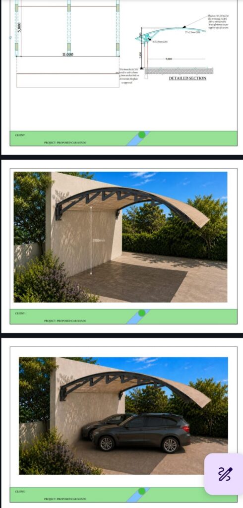 Car Shades designs in Kenya